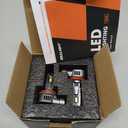 SEALIGHT H11 H8 H9 H16 Bulbs, 1:1 Design 50,000LM with 14000RPM Fan Bulbs, 6500K Cool White, Non-polarity, Pack of 2