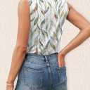 Agnes Urban Womens V Neck Tank Tops Dressy Summer Sleeveless Shirts Casual Loose Tunic Tops Blouses T Shirts (XL)
