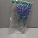 Crowye 50 Pcs Acrylic Crystal Picks 12 Inch Artificial Beaded Stems Picks for Home Wedding Holiday Vase Fillers Florals Embellishing DIY Crafts Wreaths Bridal Bouquets Decors(Blue)