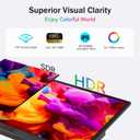 Portable Monitor 15.6 Inch 1080P FHD USB-C HDMI Ultra-Slim Travel Monitor with Kickstand & Speakers, IPS Gaming Display Screen Extender for Laptop PC Mac Phone PS Xbox Switch