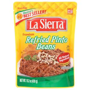 3 x BEANS PINTO REFRIED POUCH