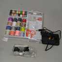 Mini Sewing Machine, Dual Speed Double Needle, 14 Stitch Portable Sewing Machine for Beginners, Adults, Home Use