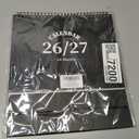 Desk Calendar 2026-2027, 2 Years Calendar Runs from Jan. 2026 until Dec 2027, Table Monthly Planner with Stickers for Home,Office,School Organization(L-Black,9.8" x 9.6")