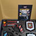 Squad Hero Rechargeable Laser Tag 360° Sensors + LCDs - Set of 4 - Easter Gift Ideas for Kids Teens and Adults Boys & Girls Family Fun - Cool Teenage Lazer Group Activity, Teen Gifts Ages 8+ Year Old