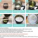 Soy Wax Candle Making Kit Supplies, Natural Candle Wax For Candle Making, DIY Art&Crafts Kit for Adults,Beginner, Including 5lbs Soy Wax Flakes, 100 Candle Wick, 10 Centering Devices, Melting Pot