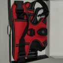 Light Up Dog Harness, Reflective Pet Harness Rechargeable, Led Dog Vest Harness for Night Walking, Adjustable Dog Safety Vest for Small Medium Large Dogs-No Pull, Red, XL