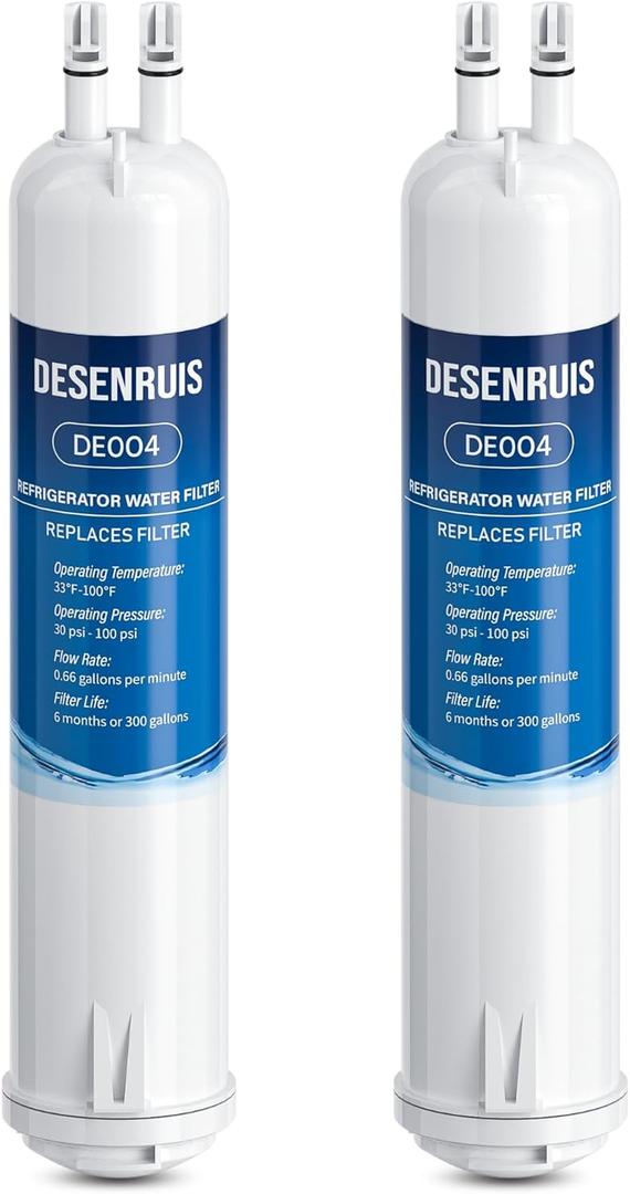 4396841 Replacement for EDR3RXD1, Filter 3, KAD3RXD1, WHR3RXD1, Compatible with Kenmore 46-9083,46-9030, 9030, 9083 Water Filter, Pack of 2, By DESENRUIS