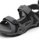 DREAM PAIRS Men's Sandals Hiking Water Beach Sport Outdoor Athletic Arch Support Summer Sandals (11, Grey)