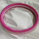 Car Accessories Pink Steering Wheel Cover for Women Rose Red Bling Sparkly Crystal Colorful Rhinestone 15 inch Girly Steering Wheel Protector