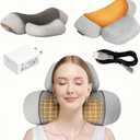 3-in-1 Neck Massager Pillow with Heat Deep Tissue Massage Pillow for Neck Relaxation (Light Grey)