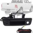Dasbecan Tailgate Handle with Backup Camera Compatible with Dodge Ram 1500 2009-2017 Ram 2500 3500 2010-2017 Aftermarket Replacement Parking Reverse Rear View Camera (with Guidelines)