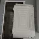 YFXCVSL 4 Tier Plastic Storage Bins with Lid 23QT, Stackable Storage Containers with Wheels, Folding Storage Boxes, Collapsible Storage Bins, Closet Organizers and Storage for Living Room, Office, Dorm