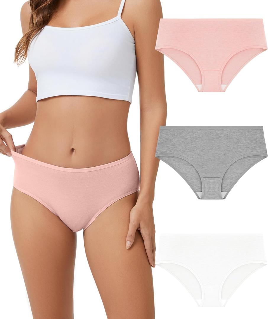 Women's Underwear Merino Wool Bikini Panties Breathable Wool Hipter, Moisture Wicking Wooly Panties 3 pack (Small, Multicolor02)