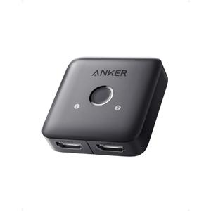 Anker HDMI Switch, 4K@60Hz HDMI Switcher, 2 in 1 Out with Smooth Finish, Supports HDR, 3D, Dolby, Compatible with Laptops, PC, Xbox Series, PS5 / PS4, Projector, and More