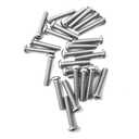 UYTRYEM M6-1.0 x 30mm Button Head Socket Cap Screws, Allen Socket Drive, 304 Stainless Steel, Full Thread, Bright FinishMetric Thread Hex Socket Bolts Fastener 25PCS (M6-1.0 x 30mm)