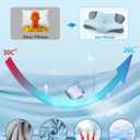 Cervical Neck Pillow for Pain Relief - Ergonomic Side Sleeper Pillow for Neck Support, Orthopedic Memory Foam Pillows for Sleeping, Contour Cervical Pillow Bed Pillow for Back Stomach Sleepers