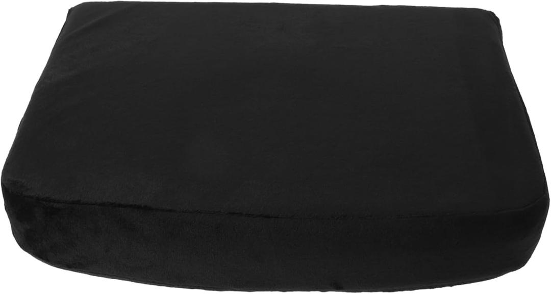 Zerodeko Pad Protector Comfortable Wedge Foam Driving Cushions Support Sitting Seats Breathable Interior Lumbar Covers Seat Cushion Cushion Black Polyester