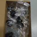Ravinte 10 Pack Cabinet Knobs Black Kitchen Cabinet Knobs Round Dresser Drawer Pulls Closet Door Pulls 1-1/5 Inch
