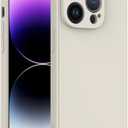 for iPhone 15 Pro Case White, Scratch Resistant with Soft Touch, Slim Thin Phone Cover for iPhone 15 Pro 6.1 inch