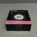 Auxmir 2026 Upgraded 30X Magnifying Mirror with Light, Makeup Mirror with 2-Level Lights, Portable Magnifying Mirror Suction Cup and Tweezers, 360 Swivel, Vanity Bathroom Mirror for Home Travel