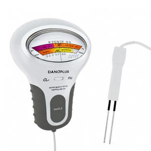 2 in 1 Chlorine & PH Meter, Dual Scale Water Quality Tester CL2 Level Meter, Digital Electronic Pool Water Tester Handheld Ph and Chlorine Tester for Swimming Pool,Spas, Water Quality Analysis Monitor