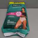 Depend Fresh Protection Adult Diapers, Incontinence & Postpartum Bladder Leak Underwear for Women, Disposable, Maximum, Small, Blush, 32 Count