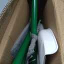 Libman FlexTech Broom with Dustpan Combo Set for Sweeping Indoor and Outdoor Floors, Pet, Dog Hair Broom, 55 Precision Angle Broom, 3 Piece Handle, 11" Wide, 10.25" Wide Dust Pan