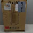 Coolife Carry On Luggage Airline Approved with Wheels Hard Shell Suitcase Spinner TSA Lock Telescopic Handle 20-inch,Blue