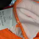 Girls Swimsuit One Piece Bathing Suit V Neck Girls' Swimwear Adjustable Straps Teen Girl Swimsuit Size 10-12Y Yizuoding006 Orange