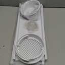 Portable AC Window Vent Kit with Universal Coupler for 5.1"/5.9" Exhaust Hose, Upgraded Mobile Air Conditioner Window Seal Kit with 4 Adjustable Seal Panels for Horizontal & Vertical Sliding Windows (Max 61" Height+Universal Coupler+Rain Cover)