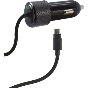 ZGear 28.8-Watt 2.4-Amp Adaptive Fast Charging Car Charger for Micro USB