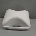 Knee Pillow for Side Sleepers - Sciatica Pain Relief - Back Pain, Leg Pain, Pregnancy, Hip and Joint Pain Memory Foam Leg Pillow + Free Sleep Mask and Ear Plugs - White