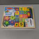 Melissa & Doug Deluxe Wooden Lacing Beads - Educational Activity with 27 Beads and 2 Laces