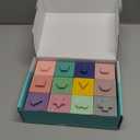 Mini Tudou Baby Blocks Soft Building Blocks Baby Toys Teethers Toy Educational Squeeze Play with Numbers Animals Shapes Textures 6 Months and Up 12PCS