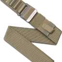 Arcade Belts Hardware Alu Utility Belt - Low-Profile Aluminum Buckle, Heavy Duty Work Belt, Stretch Webbing, Anti-Slip (Regular | M/L  Fits up to 40, Olive)