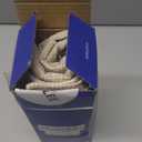 MIULEE Set of 2 Decorative Linen Pillow Covers Farmhouse Vintage with Triple Button Spring Accent Pillows for Couch Sofa Bed Living Room Home Decor 20x20 Inch Beige