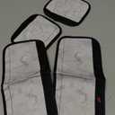 Refrigerator Handle Covers Set of 4 Fridge Holder Handle Cover White Marble Appliance Handle Covers Washable Oven Microwave Dishwasher Handle Antiskid Protector Cover