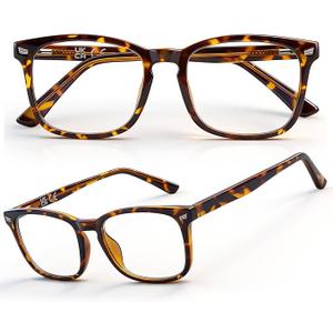 LianSan Sturdy Distance Glasses for Women Men - Short-Sighted Eyeglasses with Spring Hinge, Size: -1.0x