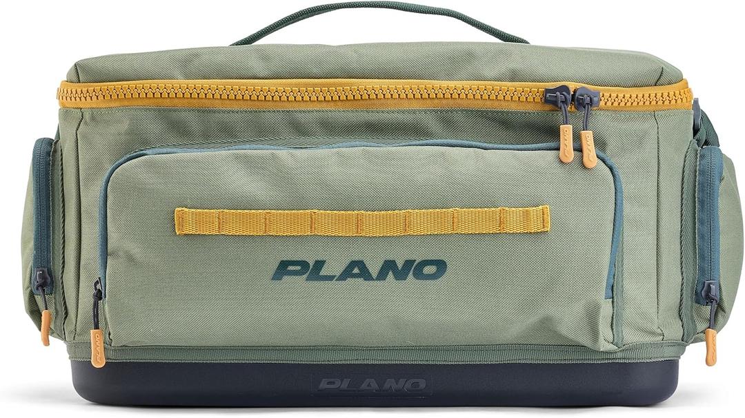 Plano Weekend 3700 Tackle Bag, Cutting-Edge Fishing Tackle Bag, Molded Waterproof Base, Spacious Storage, Die Cut Tool Sleeves, Daisy Chain Attachment Points