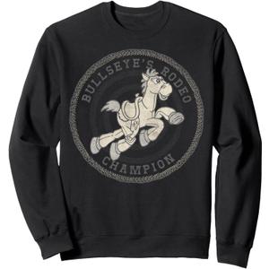 Disney Pixar Toy Story Bullseye's Rodeo Champion Portrait Sweatshirt (Black), Small Disney Pixar Toy Story Bullseye's Rodeo Champion Portrait Sweatshirt (Black), Small