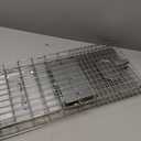 SZHLUX 32" Live Animal Cage Trap, Heavy Duty Folding Raccoon Traps, Humane Cat Trap for Stray Cats, Raccoons, Squirrel, Skunk, Mole, Groundhog, Armadillo, Rabbit, Catch and Release (SZ-HXL8130-NEW)