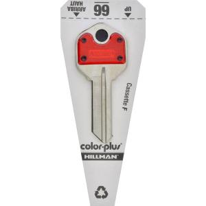 Hillman Kw-1 Red Colorplus Key Blanks Hillman Group Rsc KW-10 RED
