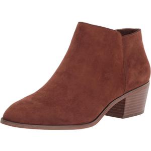 Amazon Essentials Women's Ankle Boots (9, Cognac)