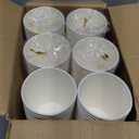 Lamosi Coffee Cups 12 oz 240 Pack, Disposable Paper Cups for Hot or Cold Drinks, Insulated Leakproof Cup for Cafe, Office, hotel and Home