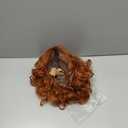 Short Copper Red Wavy Wigs for Women Auburn Curly Natural Synthetic Wig Ginger Middle Part Full Wig for Role Play, Halloween, Daily Use