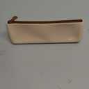 Mr. Pen- Silicone Pencil Case Pouch, Warm Beige, Aesthetic Triangular Design, Multipurpose, Aesthetic Pencil Case Small, Silicone Makeup Bag