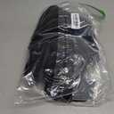 VNDFLAG Women's High Waist Faux Suede Side Split Bodycon Short Mini Skirt Size M Black