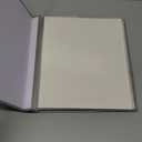 Photo Album Self Adhesive Scrapbook Album for 3x5 4x6 5x7 8x10 Pictures,60 Pages Linen Cover with Display Window DIY Photo Book, Ideal Gifts for Family Travel Wedding Baby (Grey)