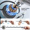 4 in 2 Retractable Charging Cable 4A,2Pack 4Ft Multi Chargers for All Devices,USBC Charging Cable with A/C to Type C/L/Micro USB Ports Universal Multiple USB Cable for iPhone Series/Samsung/Tablets/PS