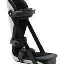 United Ortho Plantar Fasciitis Adjustable Leg Support Brace Fits Right or Left Foot for Soreness Relief, Foot Pain and Stretching, Medium, Black